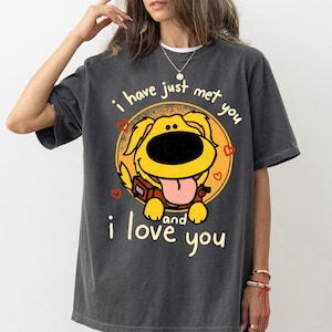 Disney Pixar Up Cute Dug I Have Just Met You And I Love You Retro Shirt, Disneyland Trip Family Matching Shirt, Disneyland Trip 2025