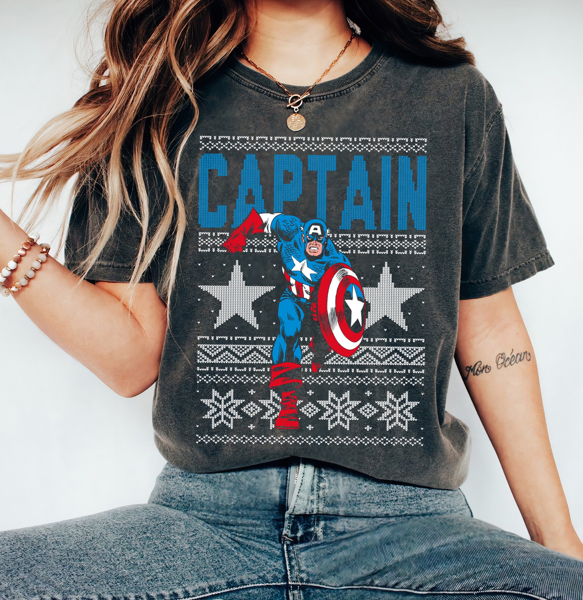 Ugly Captain America Etsy