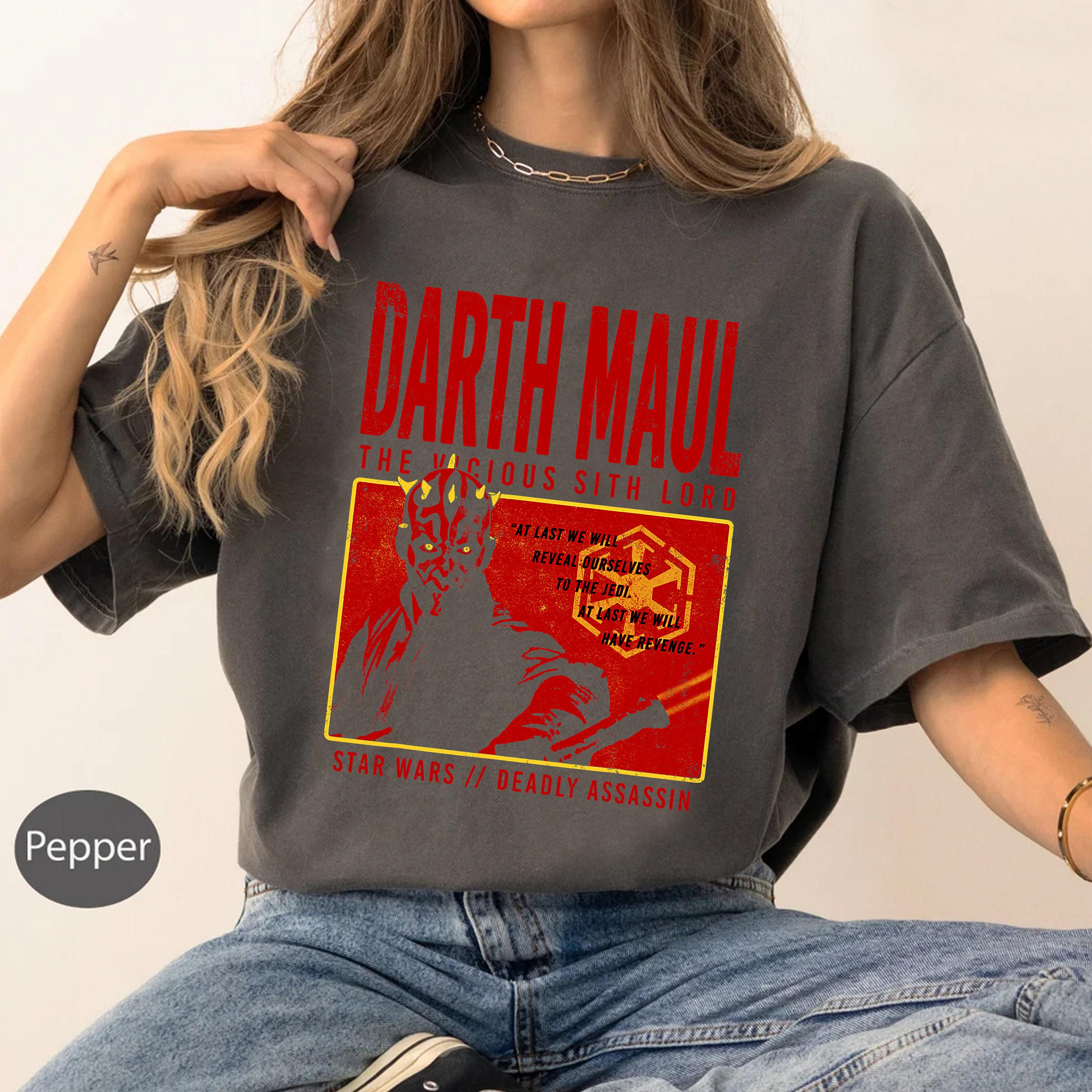 Star Wars Halloween Darth Maul the Vicious Sith Lord T-shirt 