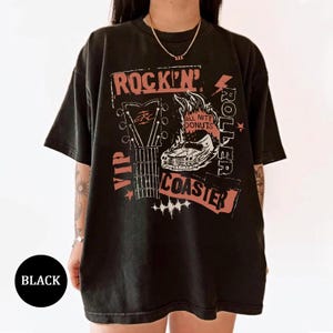 Vintage Disney Rock n Roller Coaster Shirt, Disney Hollywood Studios Shirt, Disneyland Family Adventure 2025 Shirt, Disney World Trip Shirt