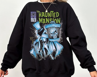 Disney The Haunted Mansion Retro Halloween Shirt, Hitchhiking Ghosts Shirt, Disney Halloween Party Foolish Mortals Tee, Disney Halloween Tee