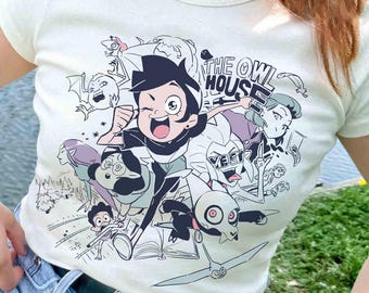 Disney das Eulenhaus Charaktere Shirts, das Eulenhaus Shirt, Boiling Isles T-Shirt, Disneyland Trip Familie Passende Outfits, Magic Kingdom Shirt