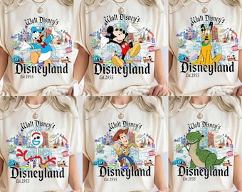 Retro Mickey and Friends Toy Story Walt Disney's Disneyland All Characters Shirt, Mickey and Friends Shirt, Disneyland Family 2026 Shirt