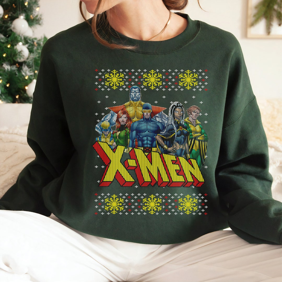 Christmas Sweaters Marvel Knitted Christmas Jumper Captain Marvel