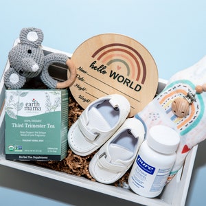 Pregnancy Box: First, Second, or Third Trimester. Mother's day gift for expectant mother