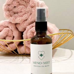 MenoMist: 2 oz Essential Oil Menopause Cooling Mist