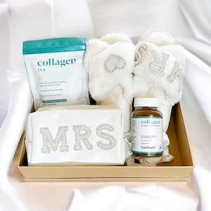 Bride Blissful Beginnings: The Mrs Box - Newlywed - Bride to be gift box - Bride gift from mom or maid of honor Bridal Shower Gift