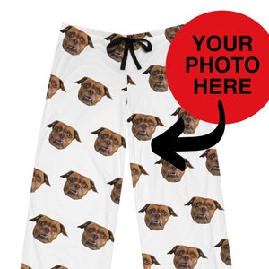 Custom Photo Pajama Pants for Men, Funny Face Pajama Gift for Best Friend, Custom Photo Gift, Pajama Pants for Men, Funny Pajama Pants Men