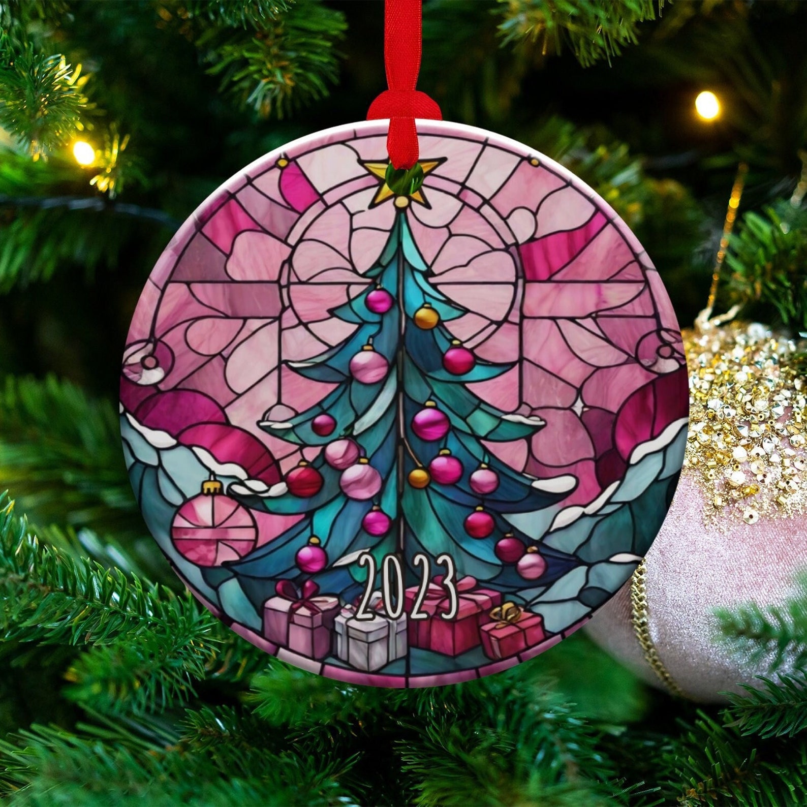 Custom Holiday Ornament, Christmas 2023 Ornament, 2023 Christmas Decoration, Heirloom Keepsake