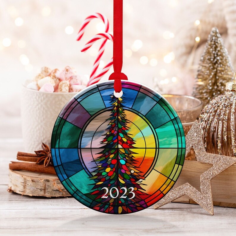 Custom Christmas 2023 Ornament, 2023 Christmas Decoration, Holiday Gift Idea, Heirloom Keepsake