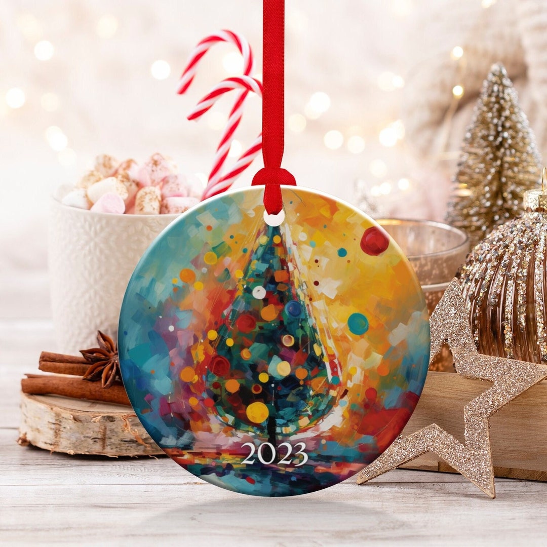 Custom Christmas 2023 Ornament, 2023 Christmas Decoration, Holiday Gift Idea, Heirloom Keepsake