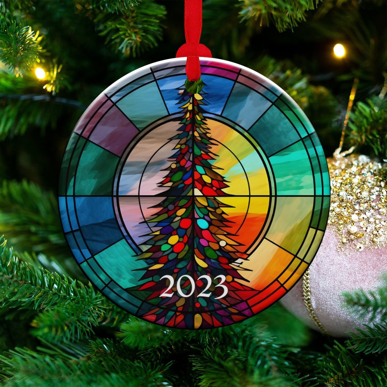 Custom Christmas 2023 Ornament, 2023 Christmas Decoration, Holiday Gift