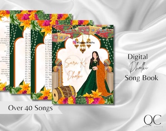 Dholki Song Book, Mayoun Mehndi Music (Digital Download)