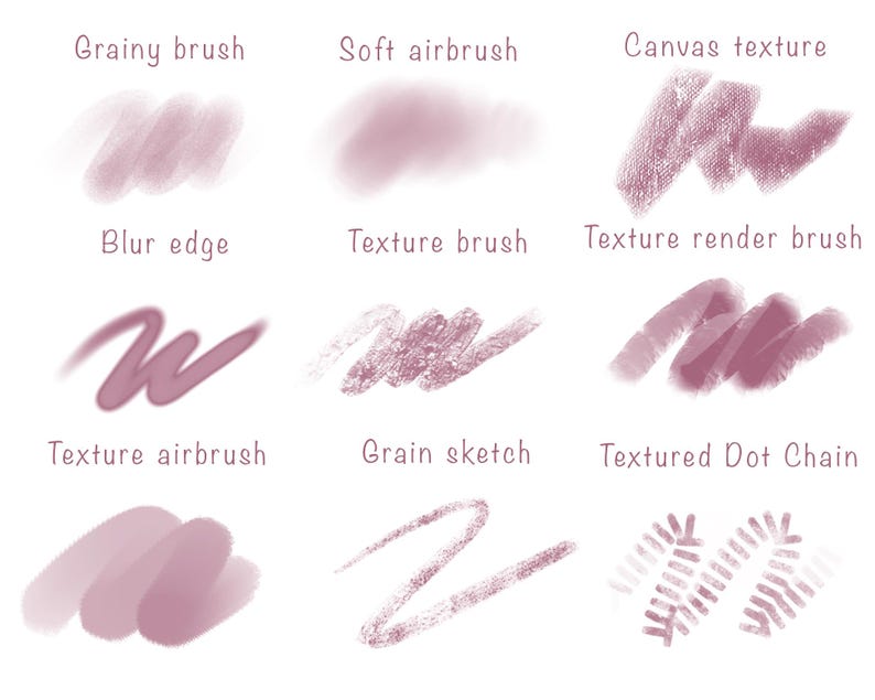 Procreate Soft Anime Brush Set - 50 Lineart, Sketch, Watercolor, Textured Brushes and Color Brush Pack iPad (Digital Download) image 7