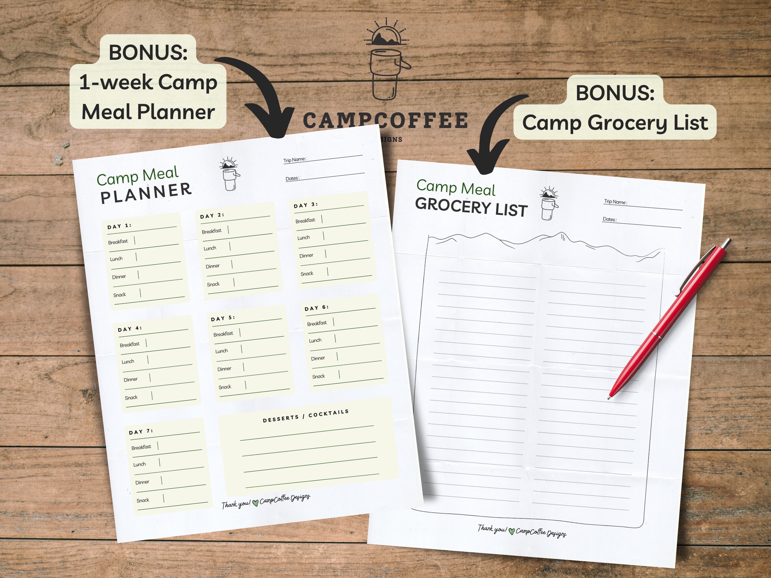 Printable RV Camping W/dog Checklist | RV Pre-trip Checklist | Camp ...