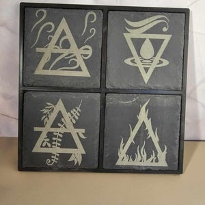 Sorcery Contested Realm Elemental Coasters