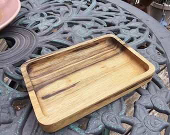 Custom Wood Catch All Tray - USA made from Locally Sourced Hardwood - Veteran Owned - Gift for Him or Her - EDC Organizer