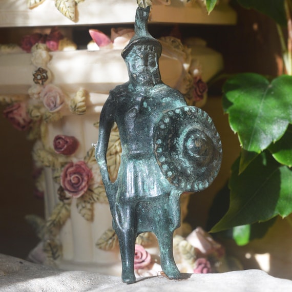 Roman Bronze Figurine of Legion Soldier Gladiator