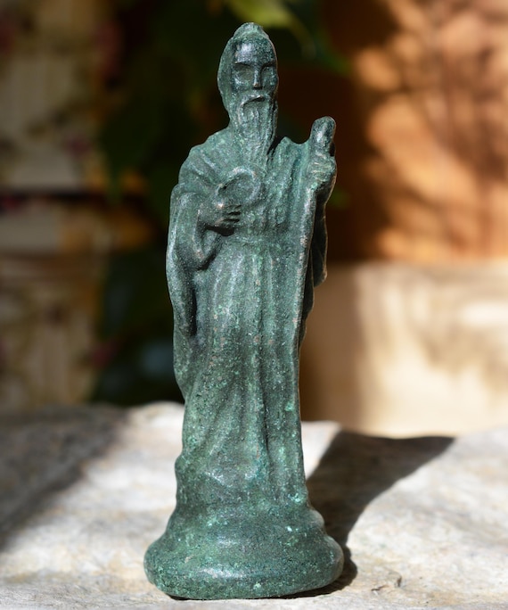 Roman Bronze Figurine of a God
