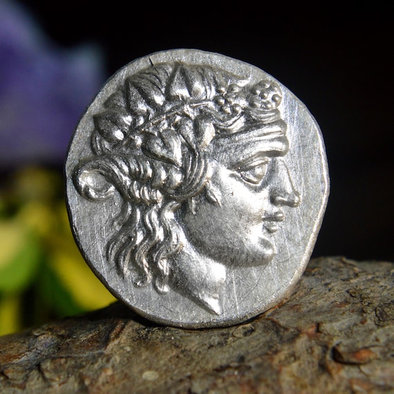 Silver Greek Tetradrachm of Thasos, Islands off Thrace, Dynast of Thrace, Thracon Solid Silver Coin