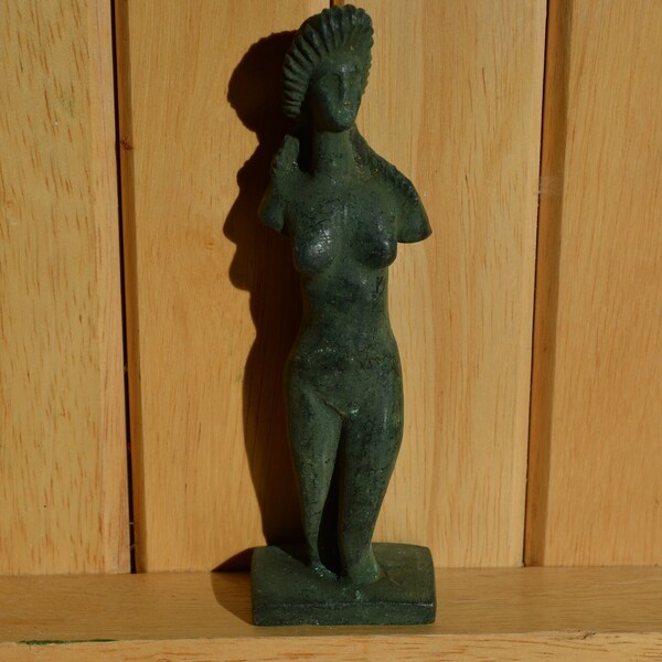 Roman Bronze Statuette of a Goddess Diana
