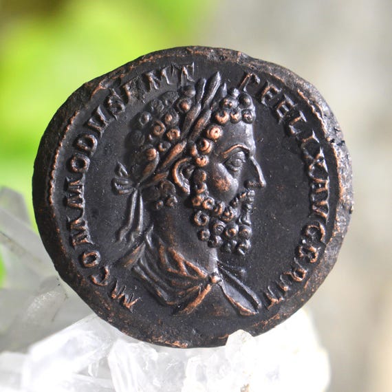 Roman Æ Sestertius of Commodus, Lucius Aelius Aurelius Commodvs Bronze Coin