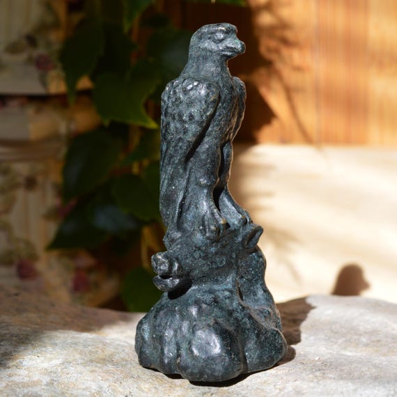 Roman Bronze Figurine of Eagle on Pig's Head