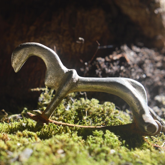 Roman Solid Silver Zoomorphic Brooch Fibula