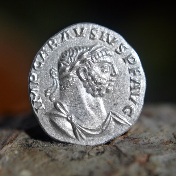 Silver Roman Denarius of Usurper Carausius Marcus Aurelius Mausaeus Valerius Carausius declaring himself “Emperor of the North” Solid Coin