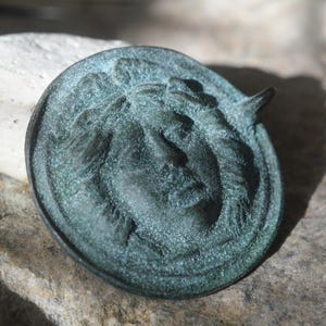 Roman Bronze Gorgon Medusa Attachment
