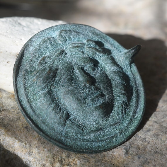 Roman Bronze Gorgon Medusa Attachment