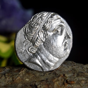 Silver Greek Tetradrachm of Prusias II Kynegos, Kings of Bithynia Solid Silver Coin