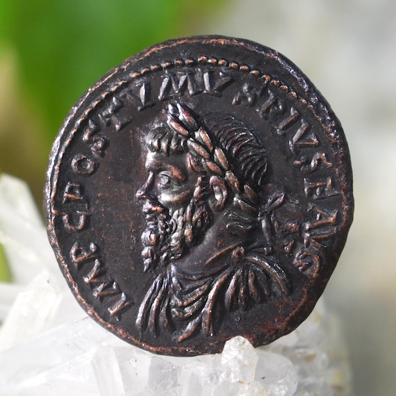 Roman Æ Sestertius of Postumus, Gallic General Postvmvs Bronze Coin