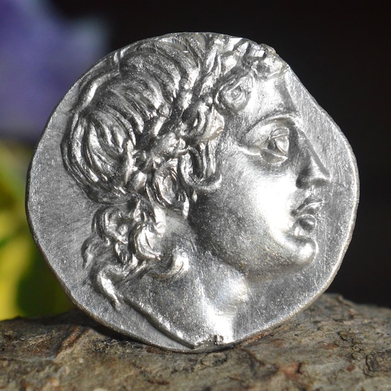 Silver Greek Tetradrachm of Apollonia Pontika, Thrace, Black Sea Region Solid Silver Coin