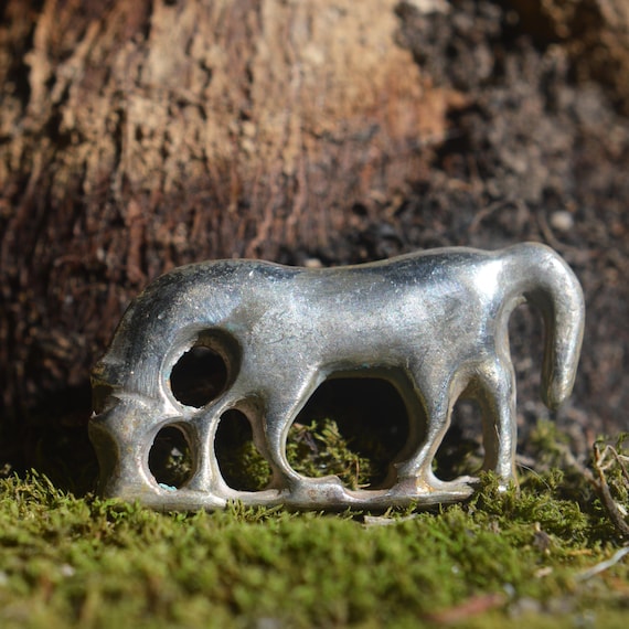 Roman Solid Silver Zoomorphic Brooch Fibula