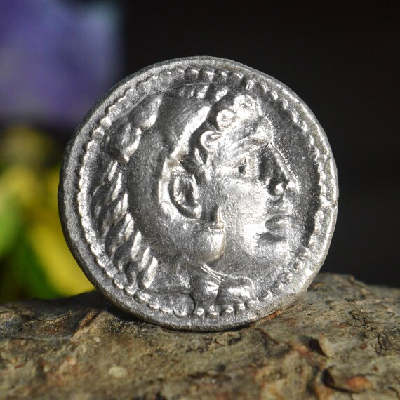 Silver Greek Tetradrachm of Orsoaltos, Thracian Kingdom mint, Alexander III The Great Imitative Type of King Orsoaltius Solid Silver Coin