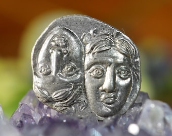 Silver Greek Stater of Istros, Thrace, the Dioscuri Solid Silver Coin