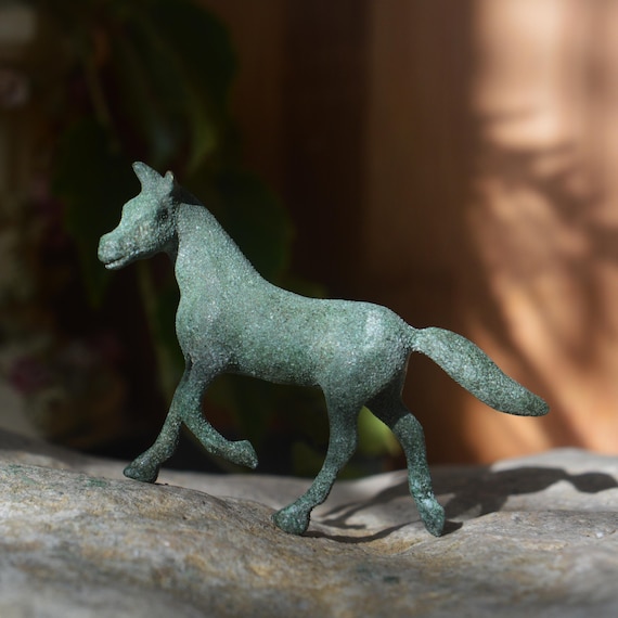Roman Bronze Figurine of a Horse