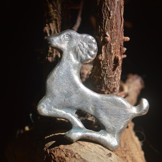 Roman Solid Silver Zoomorphic Brooch Fibula
