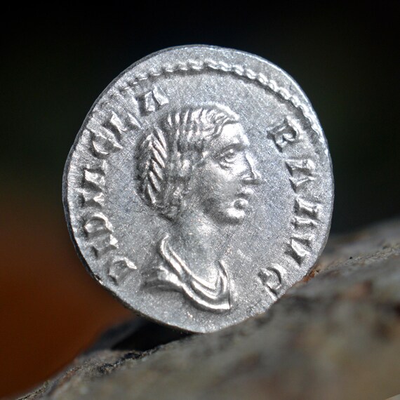 Silver Roman Denarius of Didia Clara daughter of Didius Julianus Solid Silver Coin