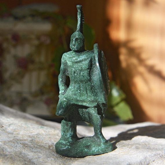Roman Bronze Figurine of a Soldier