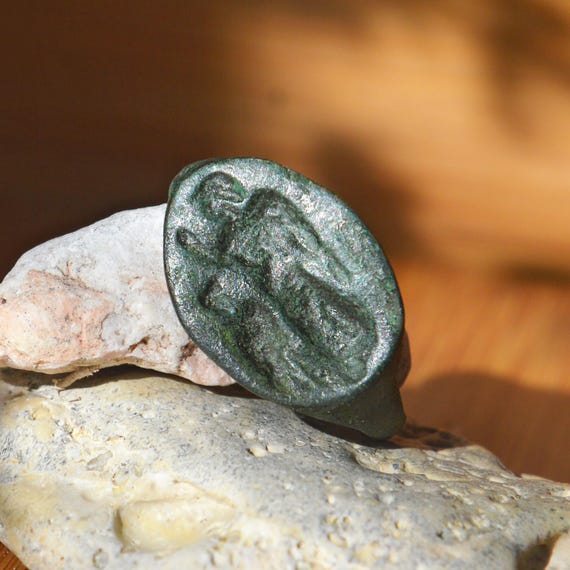 Roman Bronze Stamp Seal Ring