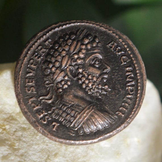 Roman Æ Sestertius of Septimius Severus Bronze Coin