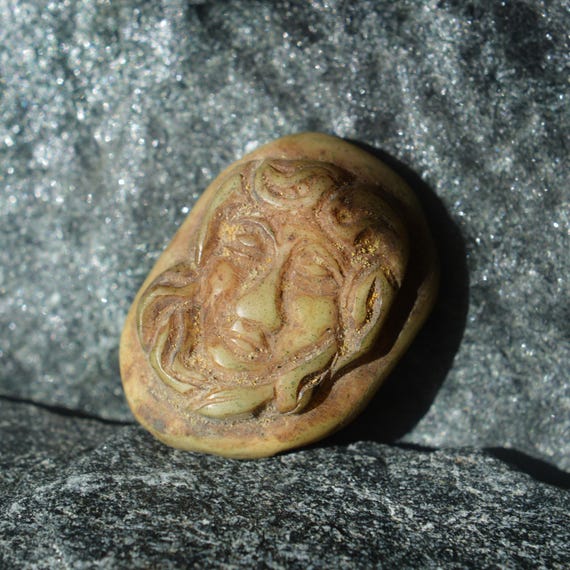 Roman Bone Attachment God's Face