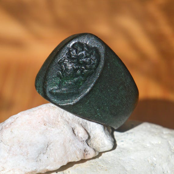 Roman Bronze Stamp Seal Ring