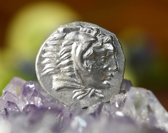 Silver Greek Hemidrachm of Alexander III the Great, Solid Silver Coin