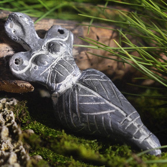 A Neolithic Grey Clay Female Standing Idol, Ceramic Sculpture, Figurine Depicts A Goddess Symbol of Fertility and Prolificacy
