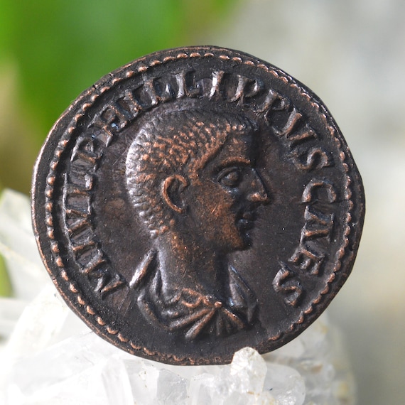 Roman Æ Sestertius of Philip, PHILIPPVS II DACIA 29 Bronze Coin