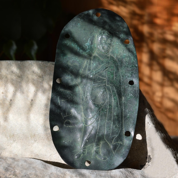 Byzantine Bronze Icon Attachment Petrvs