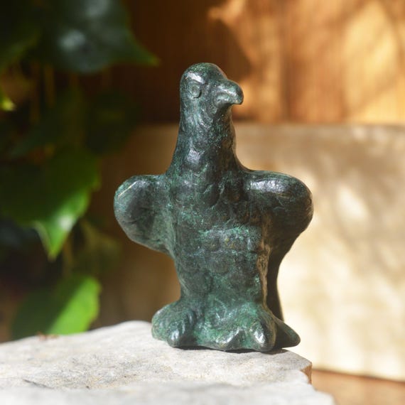 Roman Bronze Figurine of an Eagle
